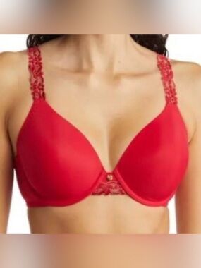 NWT Natori Pure Luxe Full Fit Contour Bra Sz 32 D Style 736037 $76 MSRP